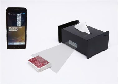กล่องกระดาษทิชชูเครื่องสแกนบัตรโป๊กเกอร์, เครื่องอ่านบาร์โค้ดที่มีการทำเครื่องหมายการพนันโกงอุปกรณ์