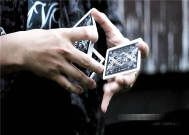 บัตรมหัศจรรย์ Black Cross Card Magic Card ทักษะ Tech Poker Card สำหรับ Magic Show