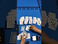 เครื่องสแกนไพ่โป๊กเกอร์เลียนแบบโลหะขนาด 5.5 นิ้ว สำหรับโกงการพนัน