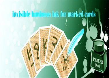 Safety Poker Magic Luminous Playing Cards Invisible Ink With Pen For Marked Cards